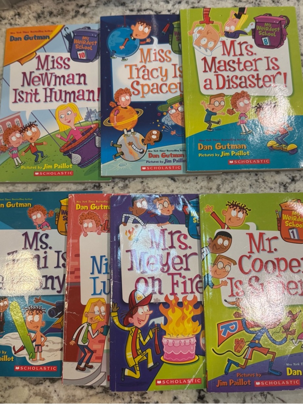Weirdest School Paperback Book Lot
